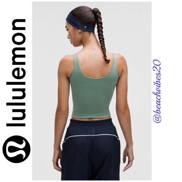 LULULEMON ATHLETICA Glow Up Tank Top *Medium Support, B/C Cup Crater Blue LL-178 - Picture 3 of 12